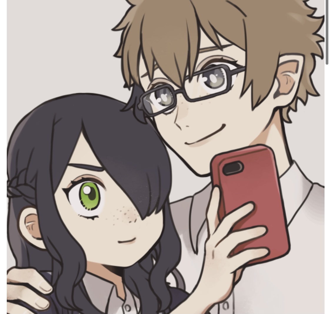Couple selfie