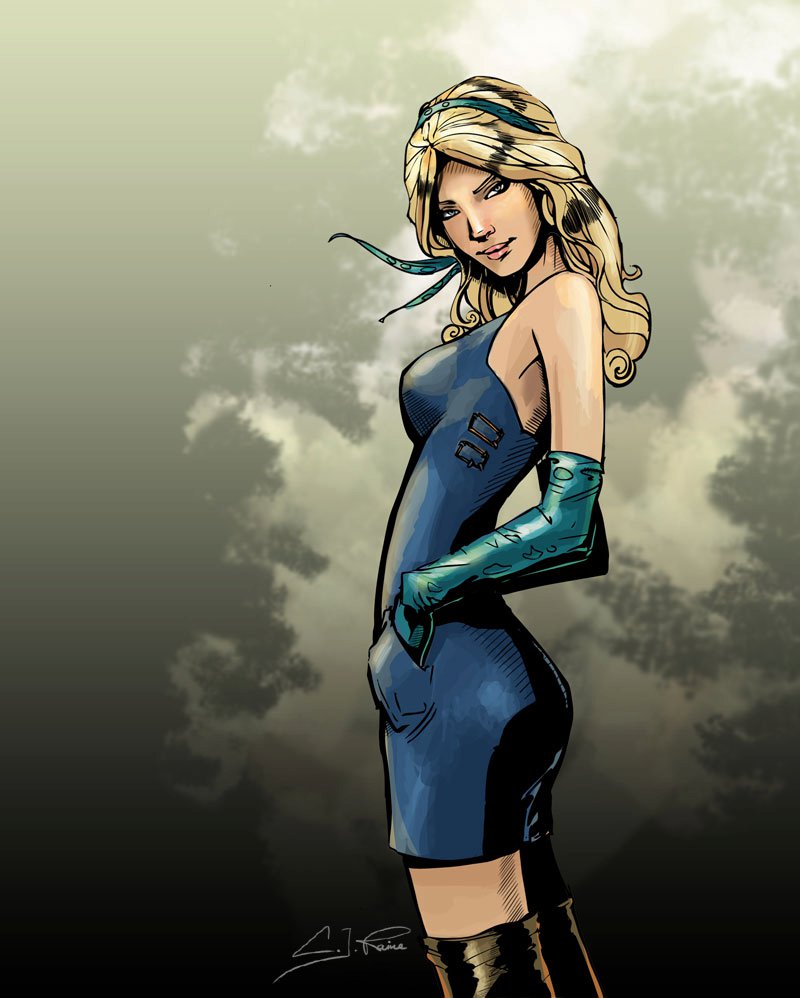 Patty in Blue